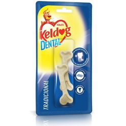 Osso Keldog Para Cães Dental Tradicional Pacote Com 2 Unidades