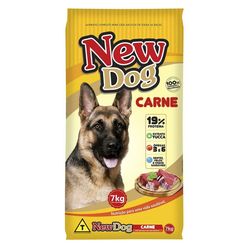 Ração New Dog Para Cães Carne Pacote 7kg