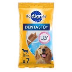 Petisco Pedigree Para Cães Denta Stix Com 7 Unidades Pacote Raças Grandes 270g