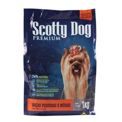 Ração Scotty Dog Para Cães Adultos Raças Pequenas E Médias 1kg