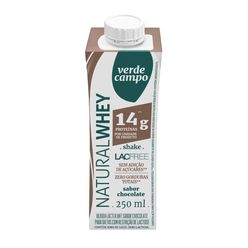 Shake Verde Campo Natural Whey Chocolate 250ml