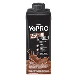 Bebida Láctea DANONE 25g High Protein Chocolate Zero Lactose e Zero Adição de Açucar 250ml