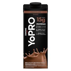 Bebida Láctea Yopro Chocolate Proteínas 15g Zero Lactose 1 Litro