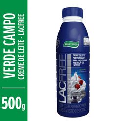 Creme De Leite Verde Campo Sem Lactose 500g