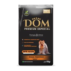 Alimento Dom Para Cães Premium Raças Pequenas Pacote 1kg