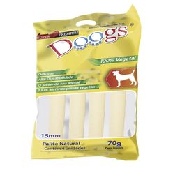 Palito Doogs Para Cão 100% Vegetal 15mm 70g