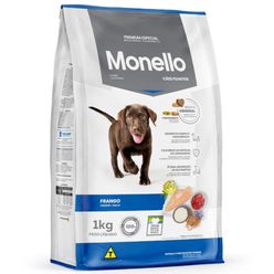 Ração Monello Para Cães Filhotes Frango Pacote 1kg