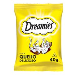 Petisco Dreamies Para Gatos Petisco Queijo Pacote 40g