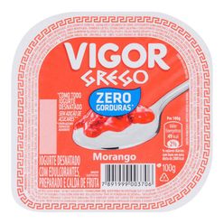 Iogurte VIGOR Grego Zero Morango 100g