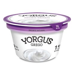 Iogurte Yorgus Grego Natural 0% Gordura 130g