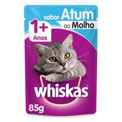 Alimento Whiskas Para Gatos Atum Sachê 85g
