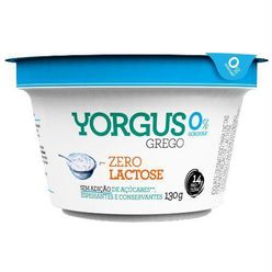 Iogurte Yorgus Grego Sem Lactose 130g