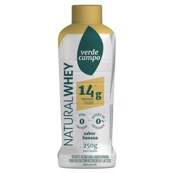 Iogurte Verde Campo Natural Whey 14 Banana 250g