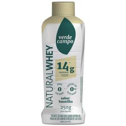 Iogurte Verde Campo Natural Whey 14 Baunilha Sem Lactose 250g