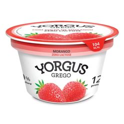 Iogurte Yorgus Grego Morango 0% Gordura 130g