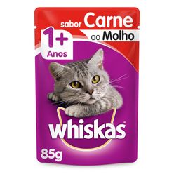 Alimento Whiskas Para Gato Carne Sachê 85g