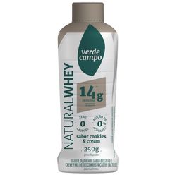 Iogurte VERDE CAMPO Natural Whey 14 Coockies e Cream Sem Lactose 250g
