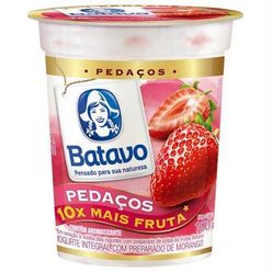 Iogurte BATAVO Pedaços de Morango 100g