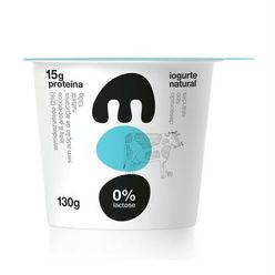 Iogurte Moo Natural Semi Desnatado  0% Lactose 130g