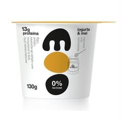 Iogurte MOO Natural & Mel Semi Desnatado 0% Lactose 130g