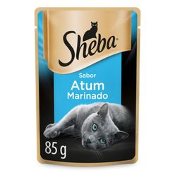 Alimento Sheba Para Gatos Adulto Atum Marinado Sachê 85g