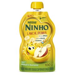 Iogurte Nestlé Ninho Maça E Banana Lancheirinha 100g