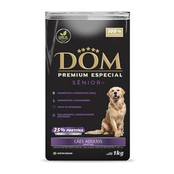 Alimento Dom Para Cães Adultos Premium Especial Senior 1kg