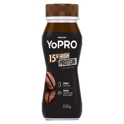 Iogurte Danone Yopro Café Expresso Zero Lactose Zero Adiçao De Açucares 250g