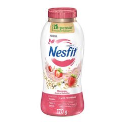 Iogurte Nesfit Morango, Aveia E Baunilha Sem Lactose 170g