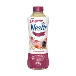 Iogurte NESFIT Frutas Vermelhas, Aveia e Hibisco Sem Lactose 850g