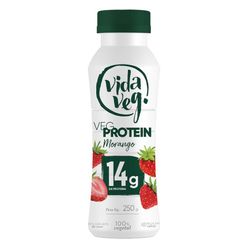 Iogurte Vida Veg Protein Morango 250g