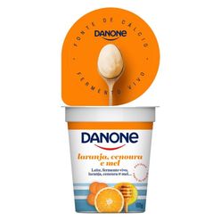 Iogurte Natural Danone Laranja,cenoura E Mel 160g