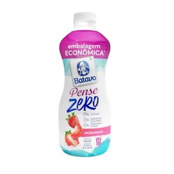 Iogurte BATAVO Pense Zero Morango Zero Lactose , sem Adição de Açúcares 1150g Embalagem Econômica