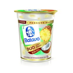 Iogurte BATAVO Duo Coco + Abacaxi Pedaços 100g