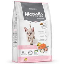 Ração Monello Para Gatos Filhotes Salmão Pacote 1kg