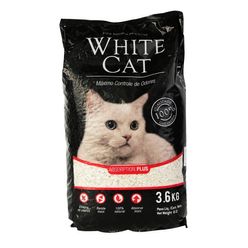 Areia Higiênica Whitecat Para Gatos Pacote 3.6kg