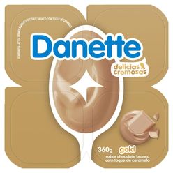 Sobremesa DANETTE Chocolate Branco com Caramelo 360g