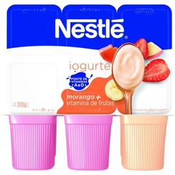 Iogurte NESTLE 2 Sabores Morango+Vitamina de Frutas Bj 510g