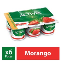 Leite Fermentado Danone Activia Morango 600g