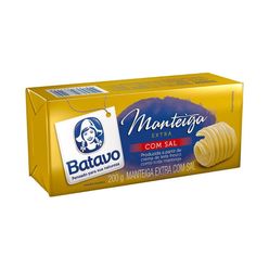 Manteiga BATAVO Extra com Sal Tablete 200g