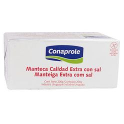 Manteiga Uruguaia CONAPROLE Extra com Sal Tablete 200g