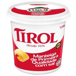 Manteiga Tirol Com Sal 500g