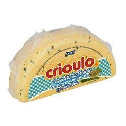 Queijo Minas Padrão Crioulo Com Orégano, Salsa E Cebolinha Kg