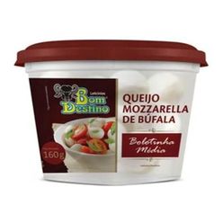 Queijo Mozzarela de Búfala BOM DESTINO Bolotinha Média 160g