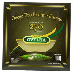 Queijo Pecorino Toscano CASA DA OVELHA Maturado 270 dias sem Lactose 100g