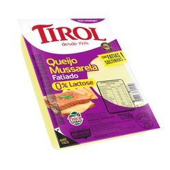 Queijo Mussarela Tirol 0% Lactose 150g