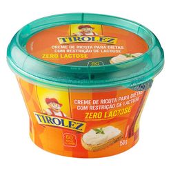 Creme De Ricota Tirolez Sem Lactose 150g