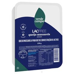 Queijo Mussarela Verde Campo Lac Free Sem Lactose Fatiado 150g