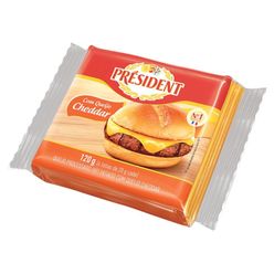 Queijo Emmental President Fatiado 120g
