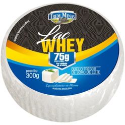 Queijo Minas Frescal Trem Minas Lac Whey 75g De Proteína 300g